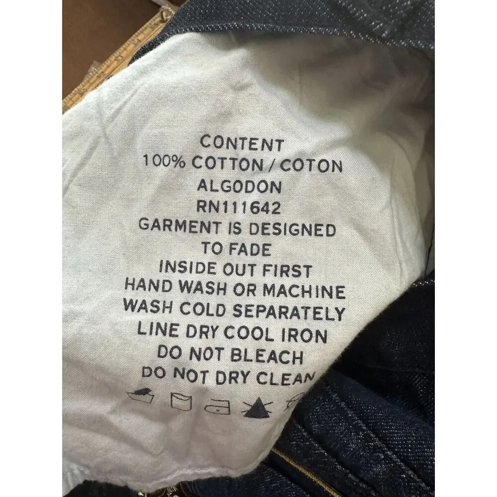 Coogi Authentic Denim Blu Jeans Mens Size 42 x 35 Embroidered Pocket